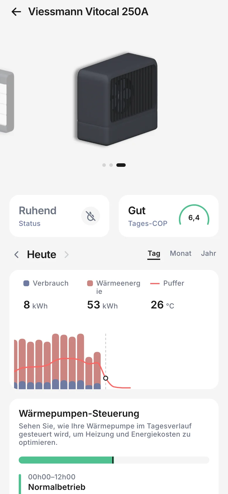 Detailseite Wärmepumpe